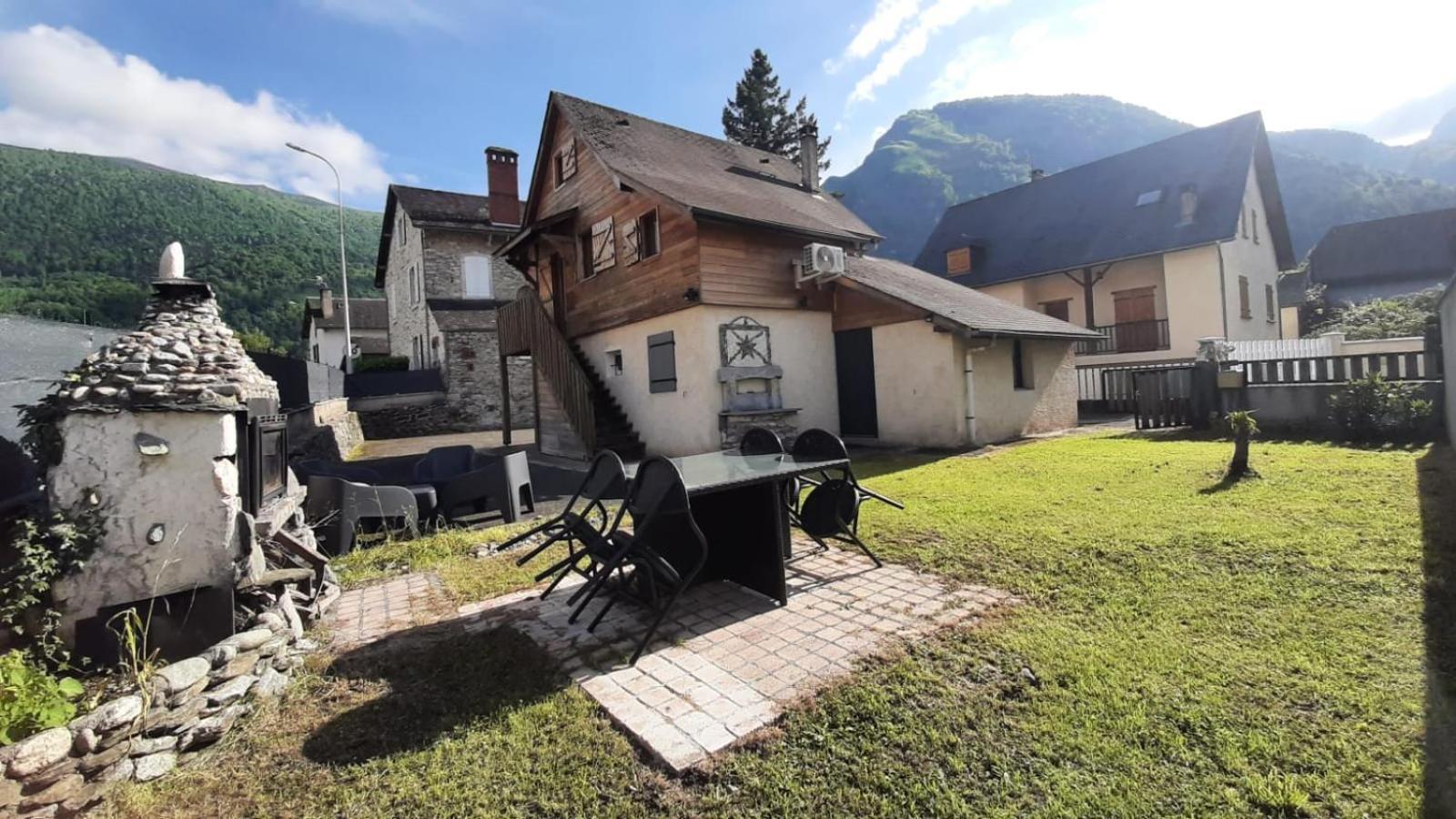 Appartement Cocoon Avec Jardin Et Vue Montagne Laruns Exterior foto